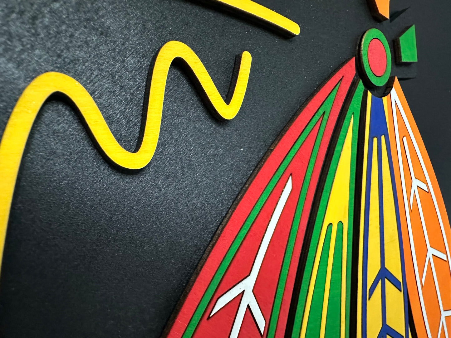 Blackhawks 3D Wood Sign