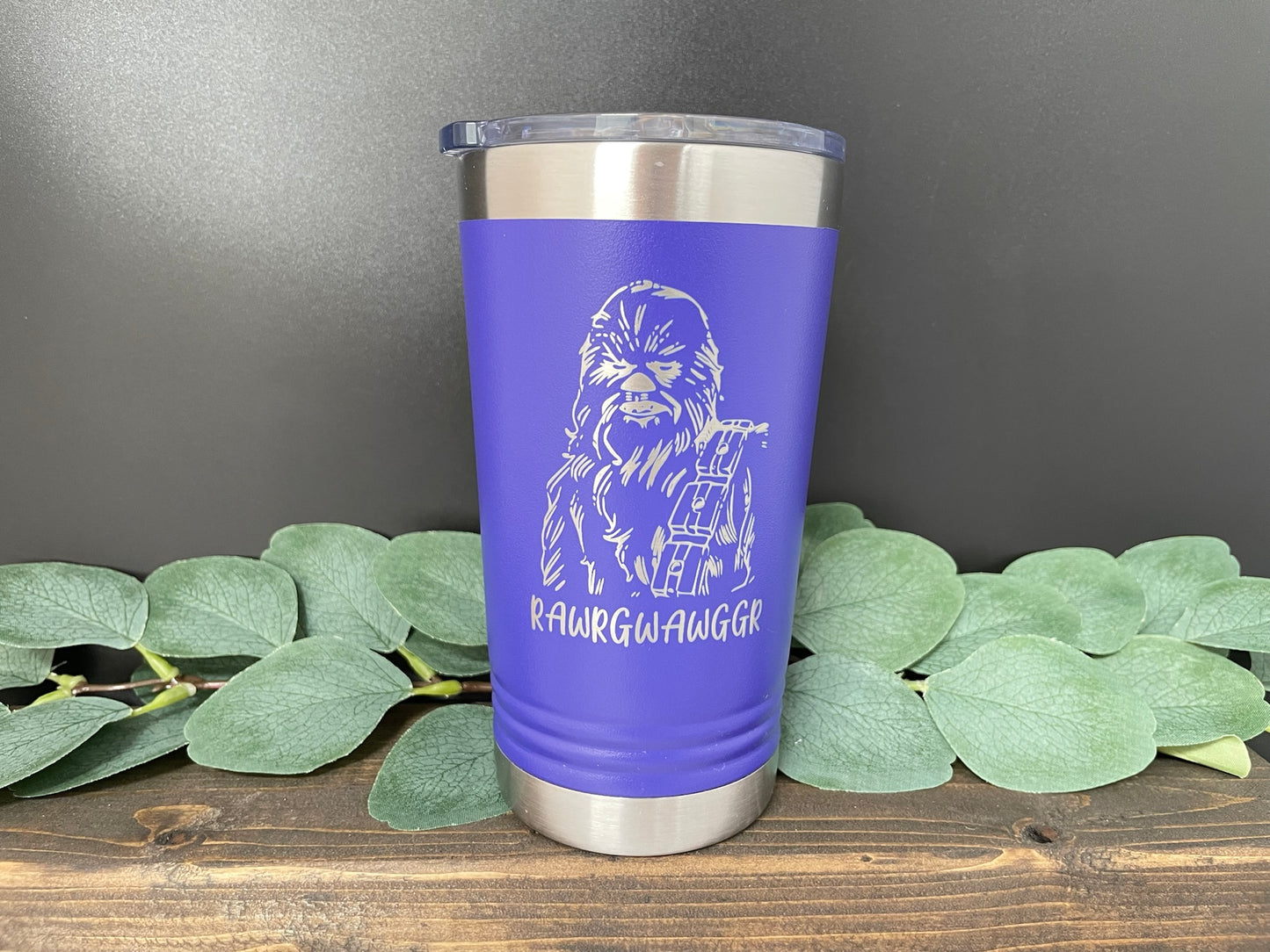 Custom Travel Coffee Mug, Laser Engraved, 16 oz Stainless Steel