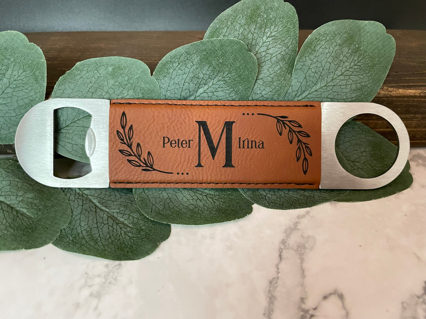 Vegan Leather Bottle Opener