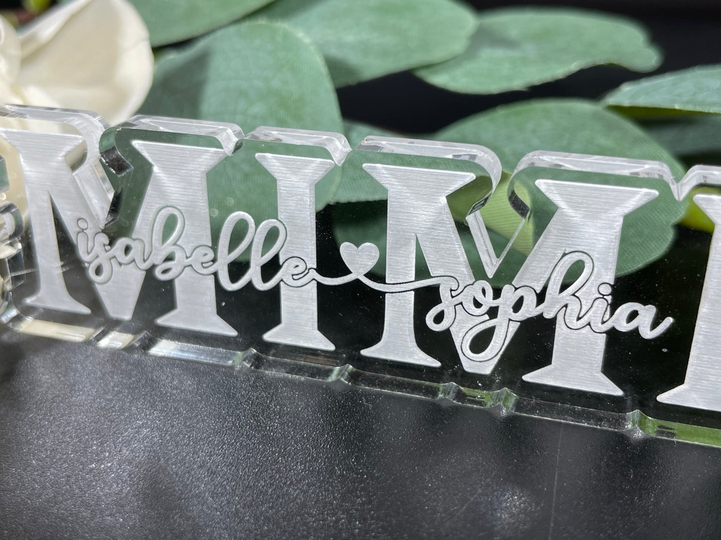 Acrylic Keychain, Personalized for Grandma, Nana, Nonna, Mimi, Gammy