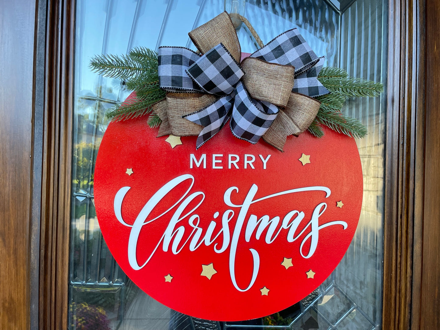 Merry Christmas Door Sign