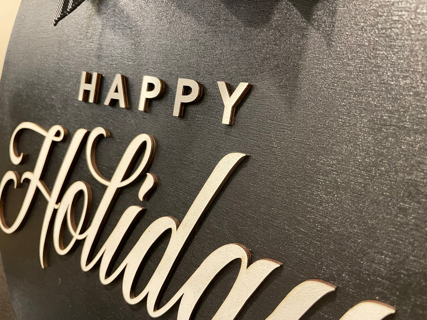 Happy Holidays Door Sign