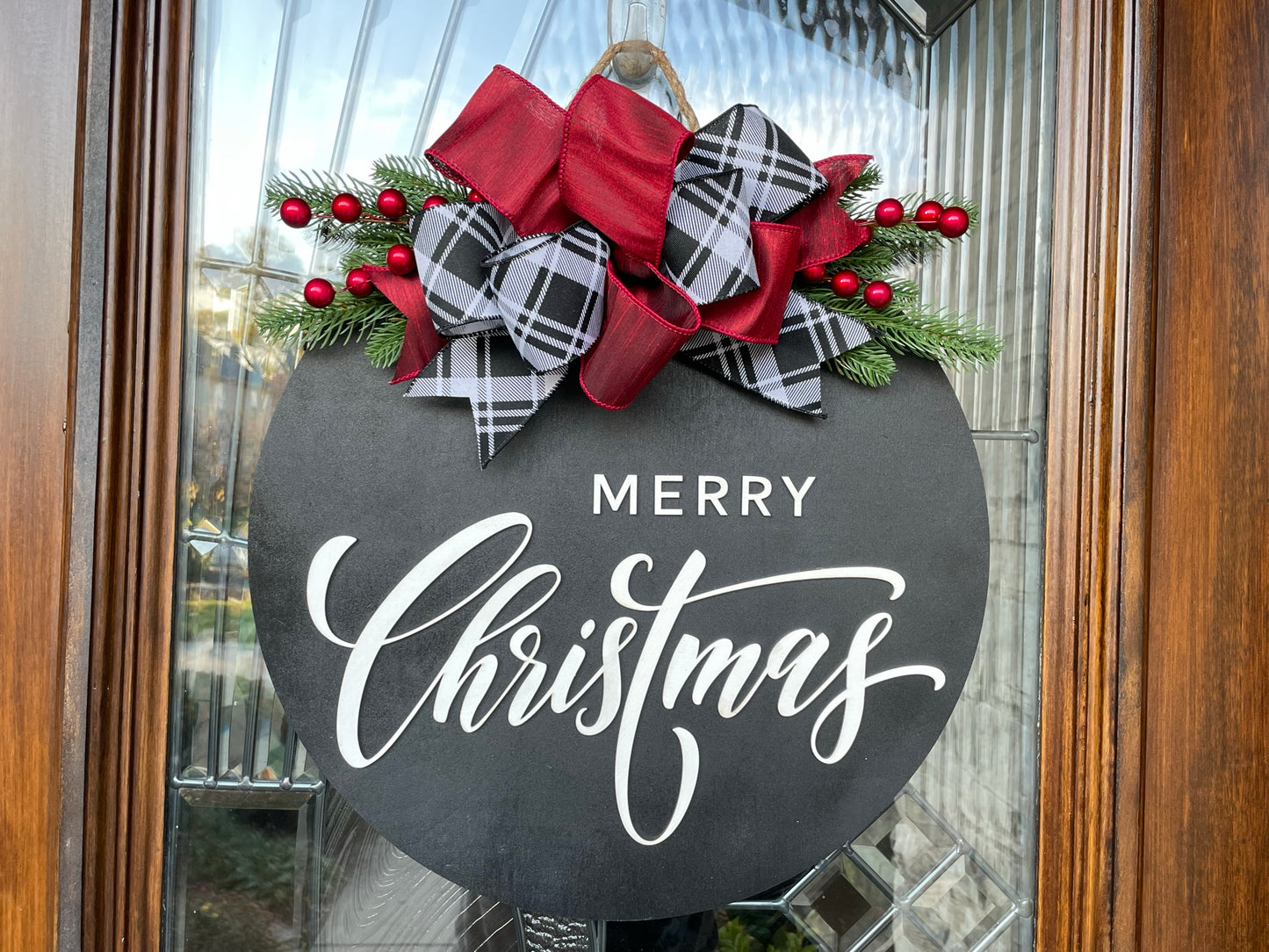 Merry Christmas Door Sign