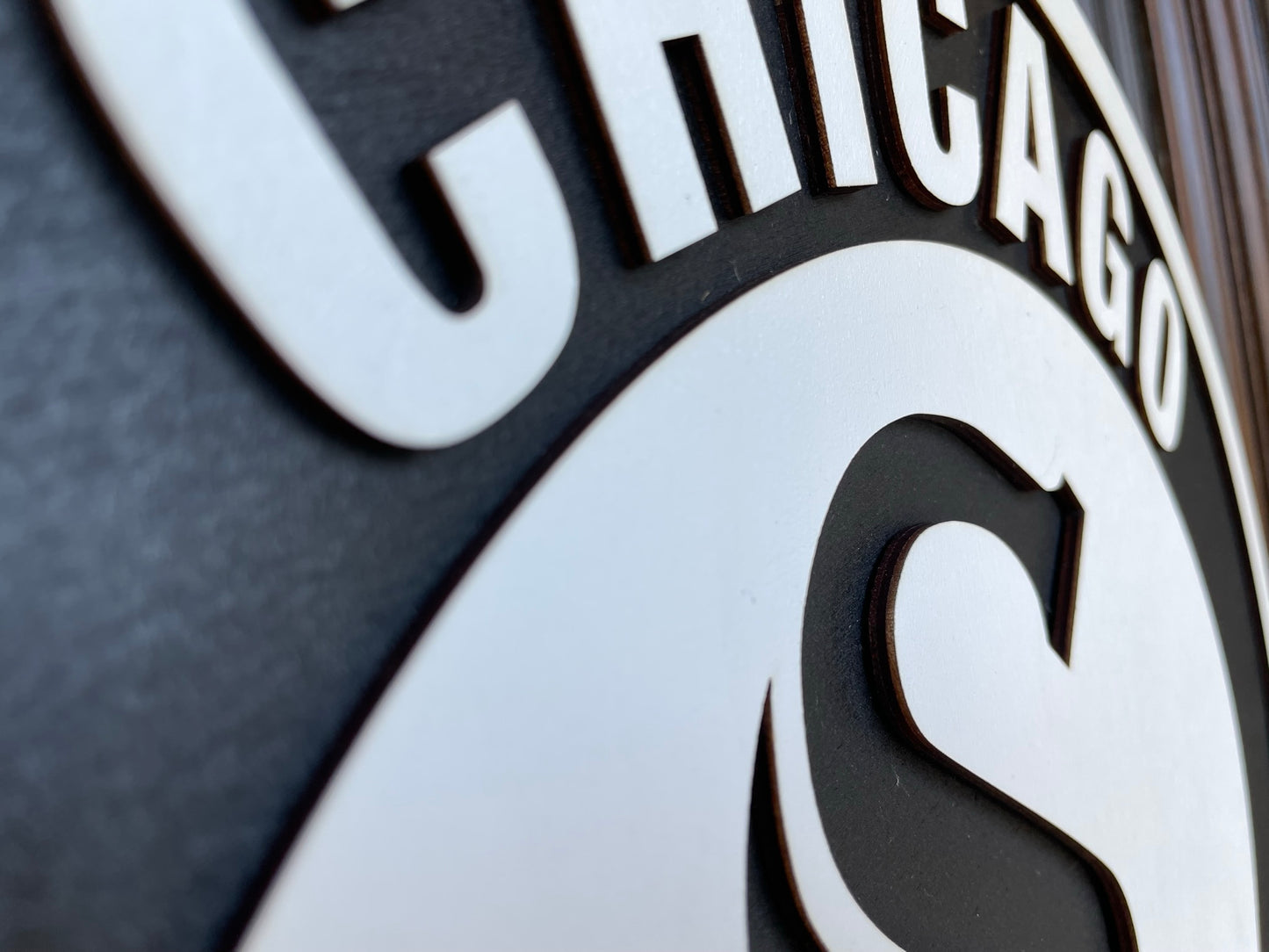 White Sox 3D Wood Sign