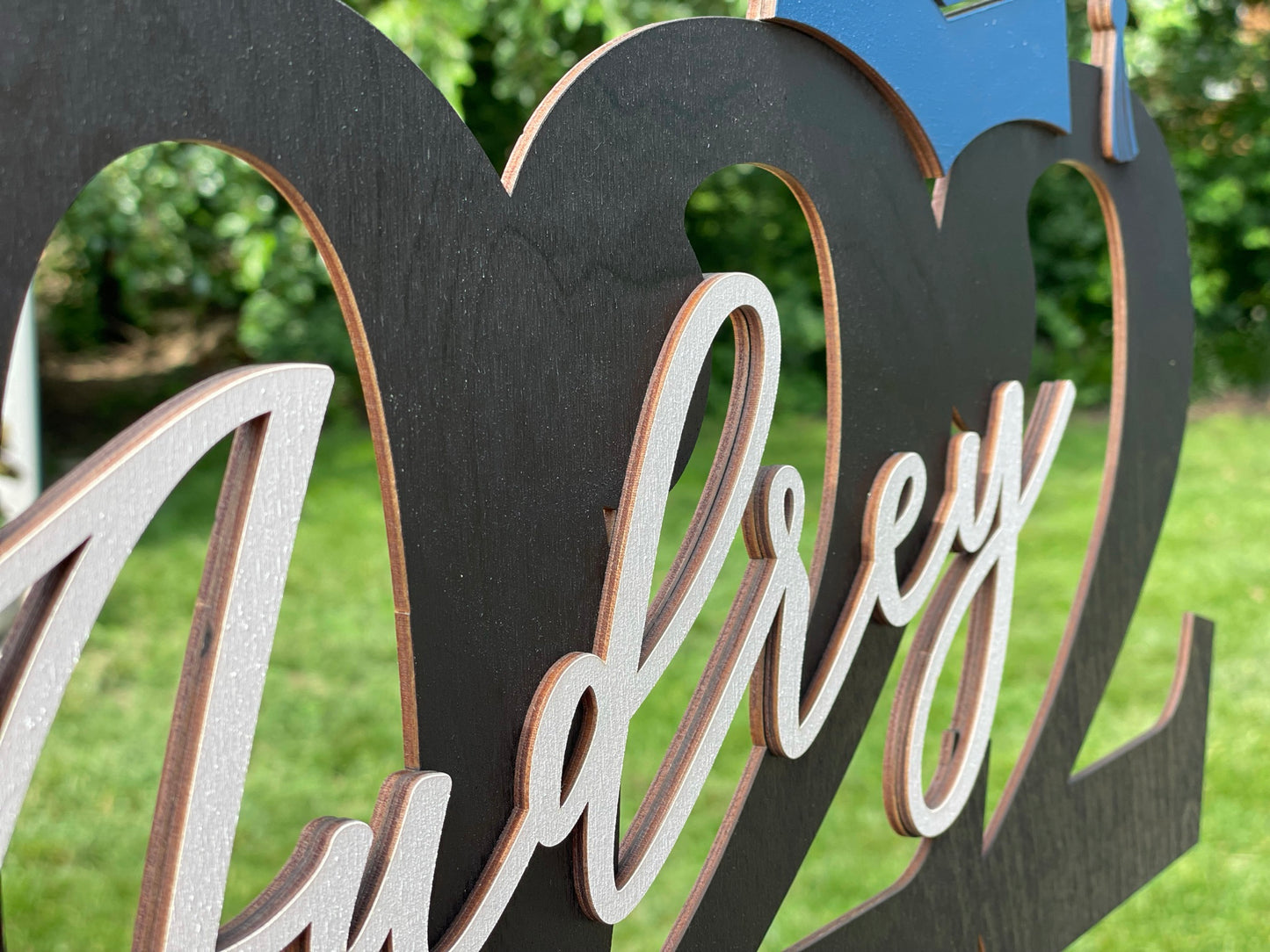 Graduation Wood Sign with Year and Name