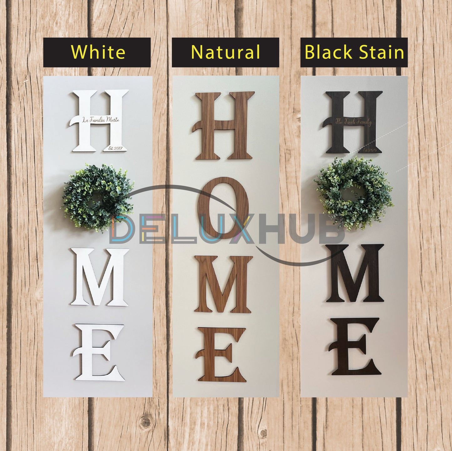 Replacement Letter for Wood HOME Sign