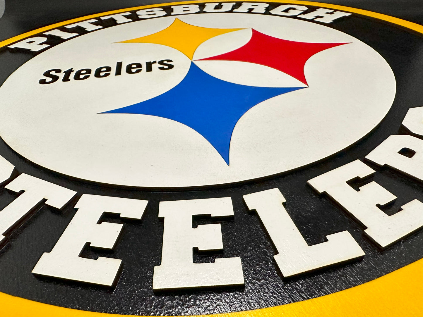 Steelers 3D Wood Sign