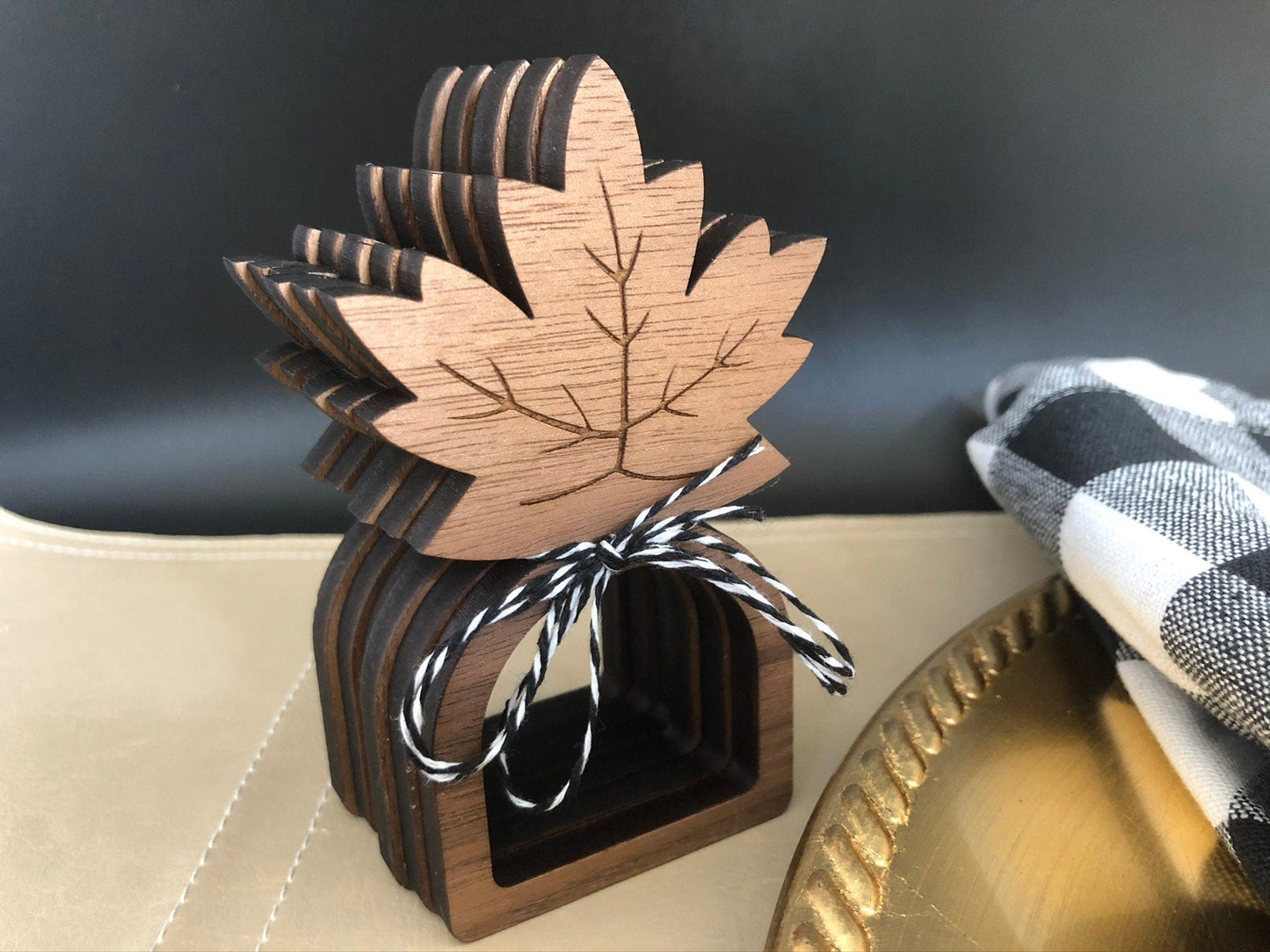 Fall Napkin Rings Set