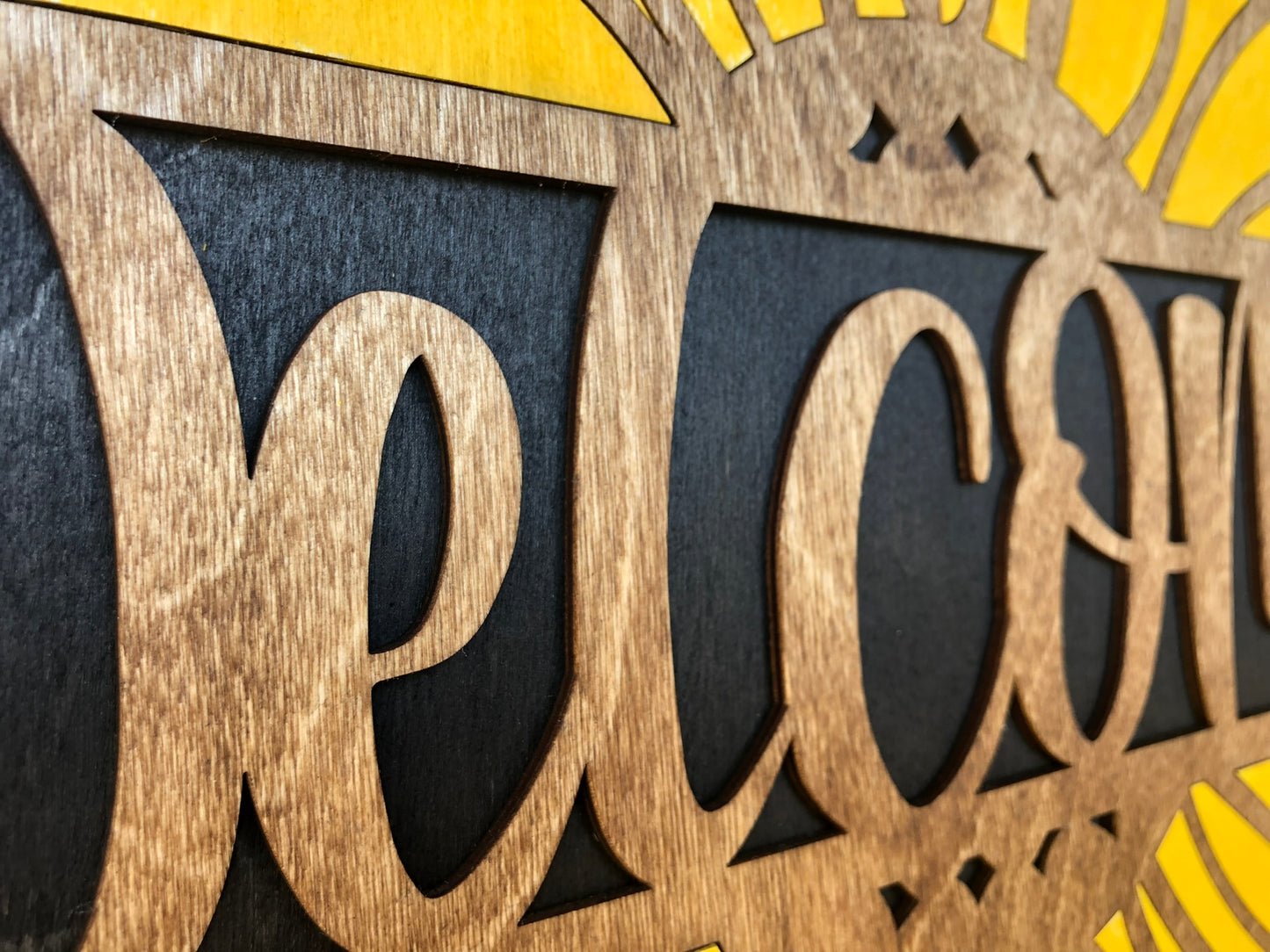 Sunflower 3D Door Sign