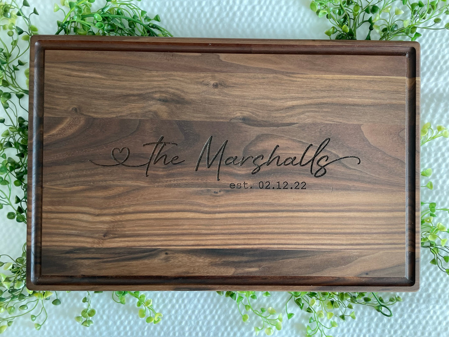 Walnut Cutting/Charcuterie Board 11x17x1"