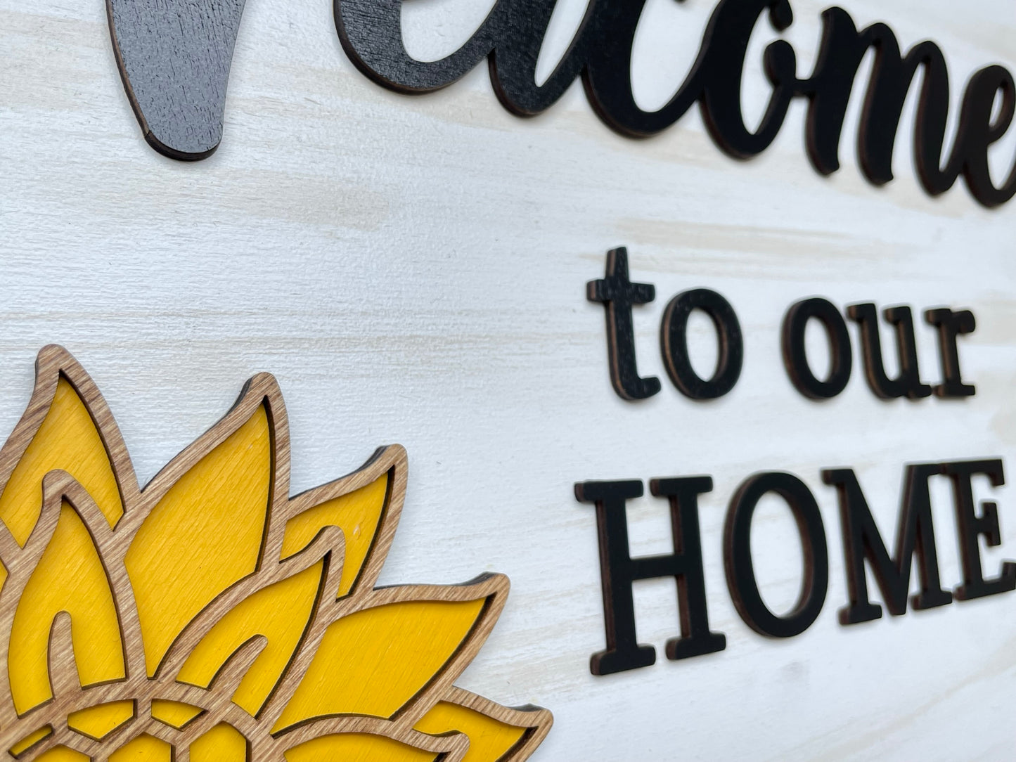 Sunflower 3D Door Sign