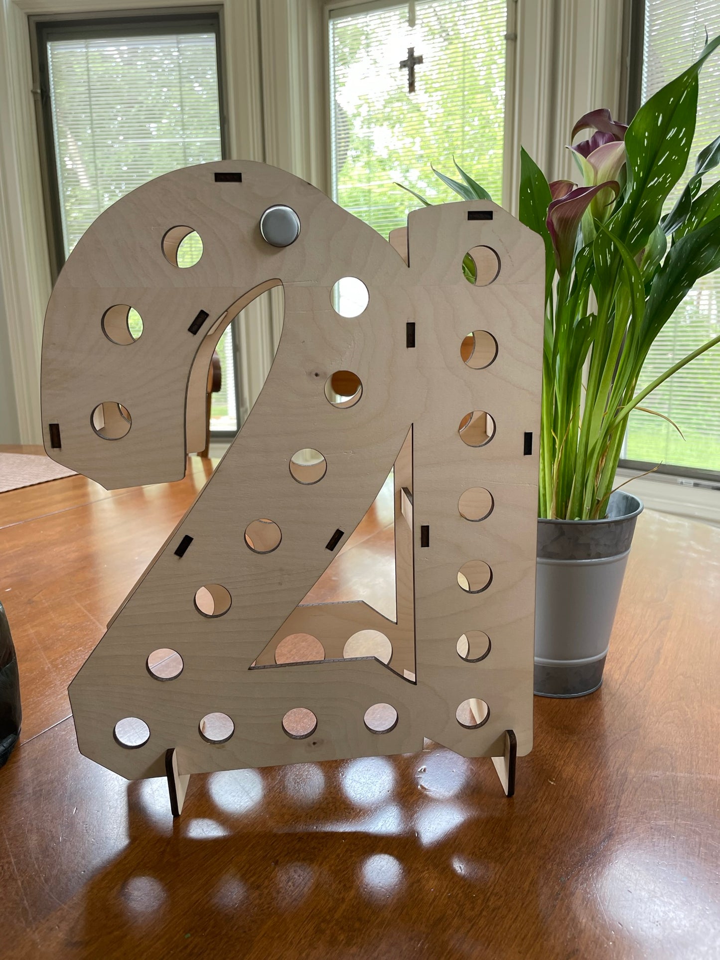 Birthday Mini Liquor Bottle Holder - 21st Birthday - Any Number