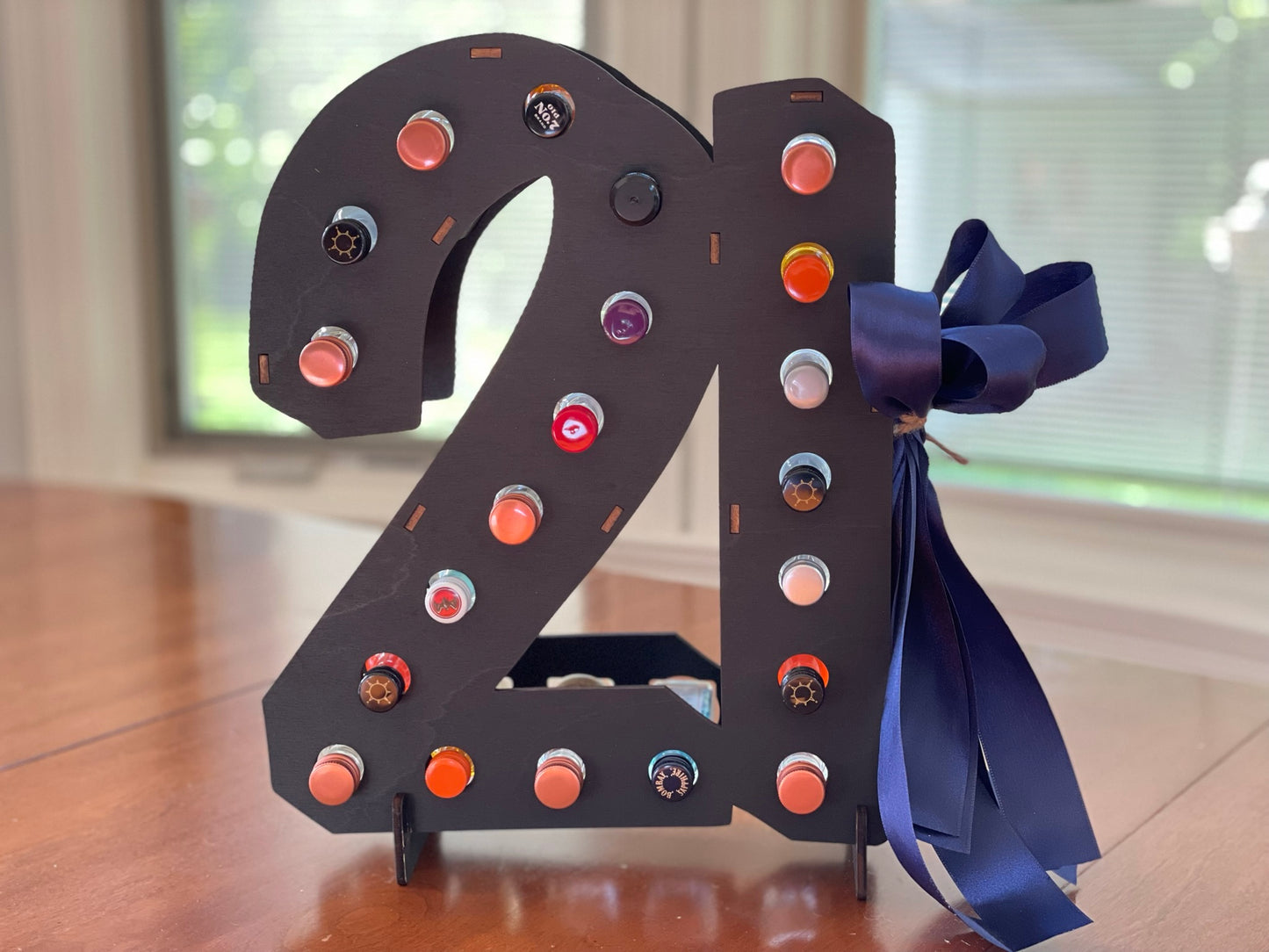 Birthday Mini Liquor Bottle Holder - 21st Birthday - Any Number