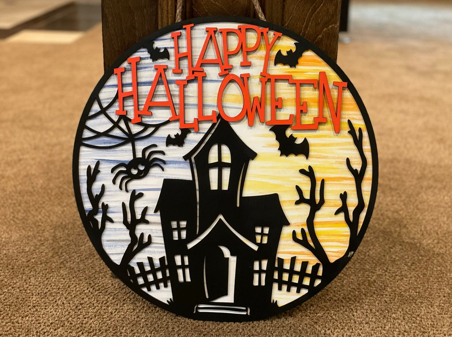 Happy Halloween Door Sign