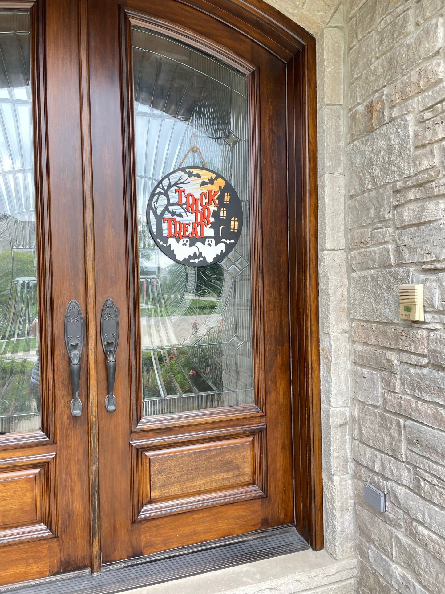 Trick or Treat Layered Door Sign