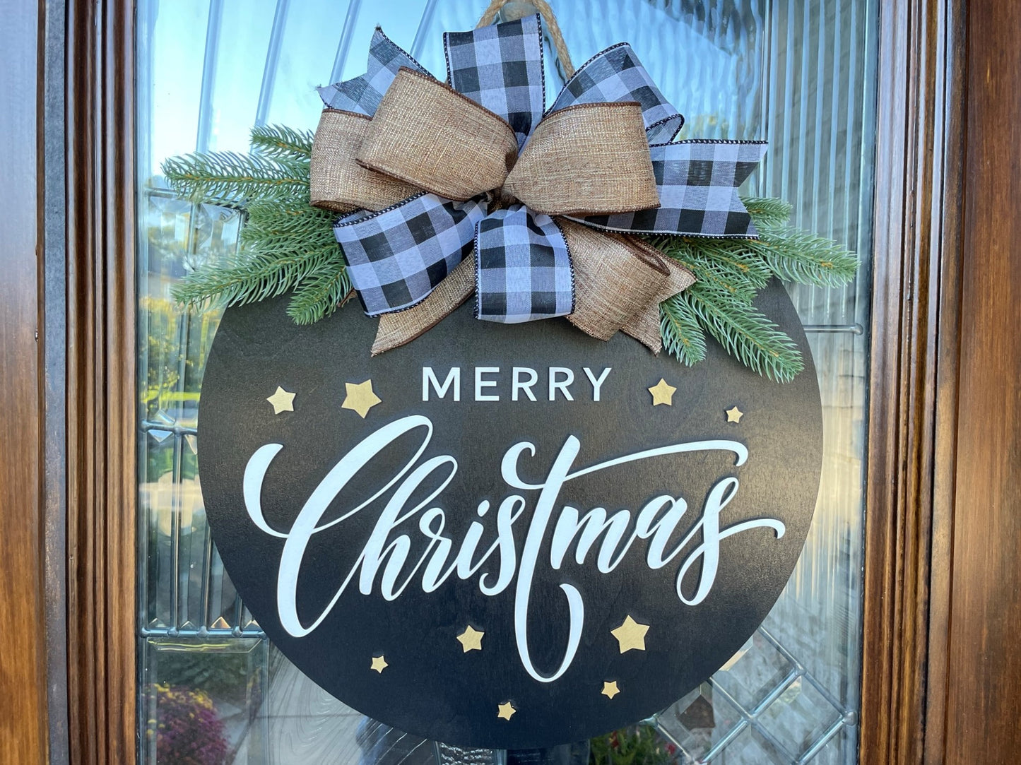 Merry Christmas Door Sign