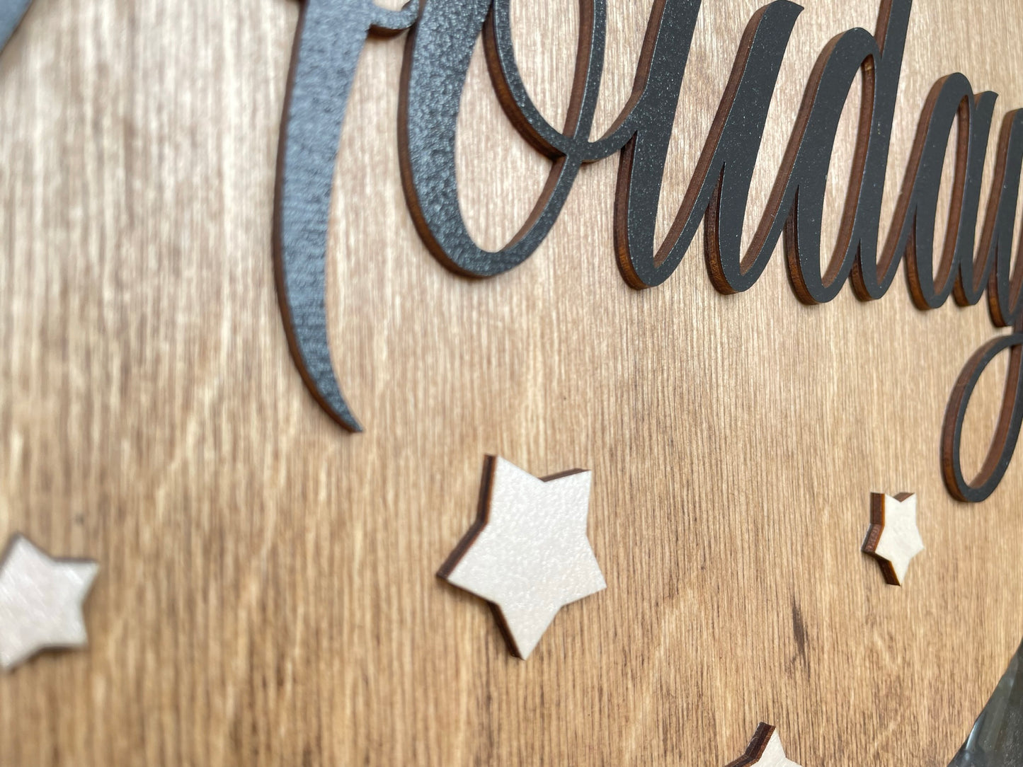 Happy Holidays Door Sign