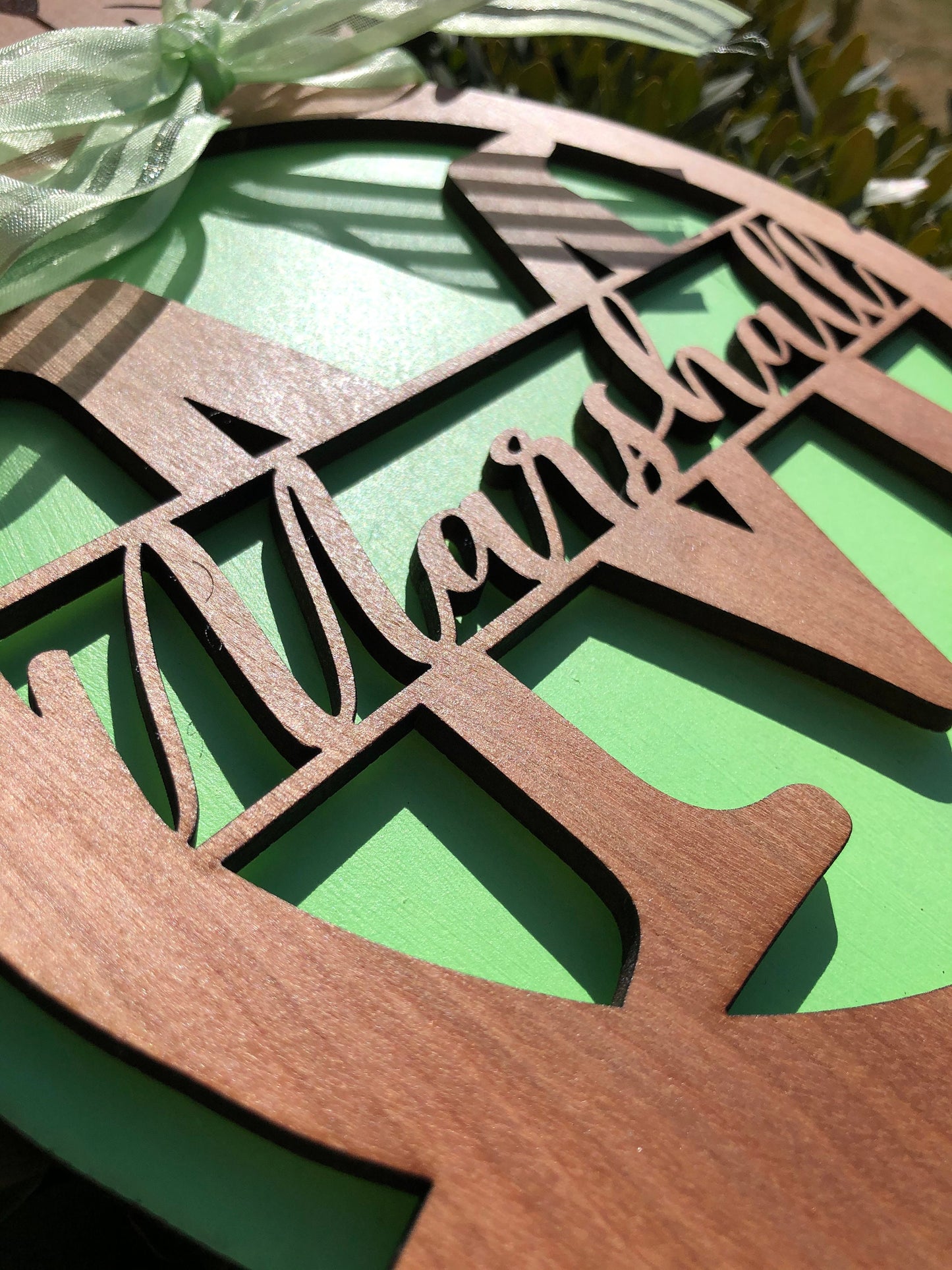 Easter Bunny Personalized Door Hanger