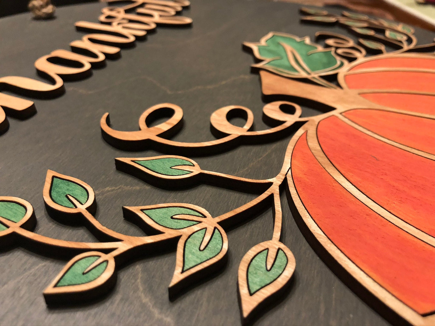 Pumpkin Themed Door Sign