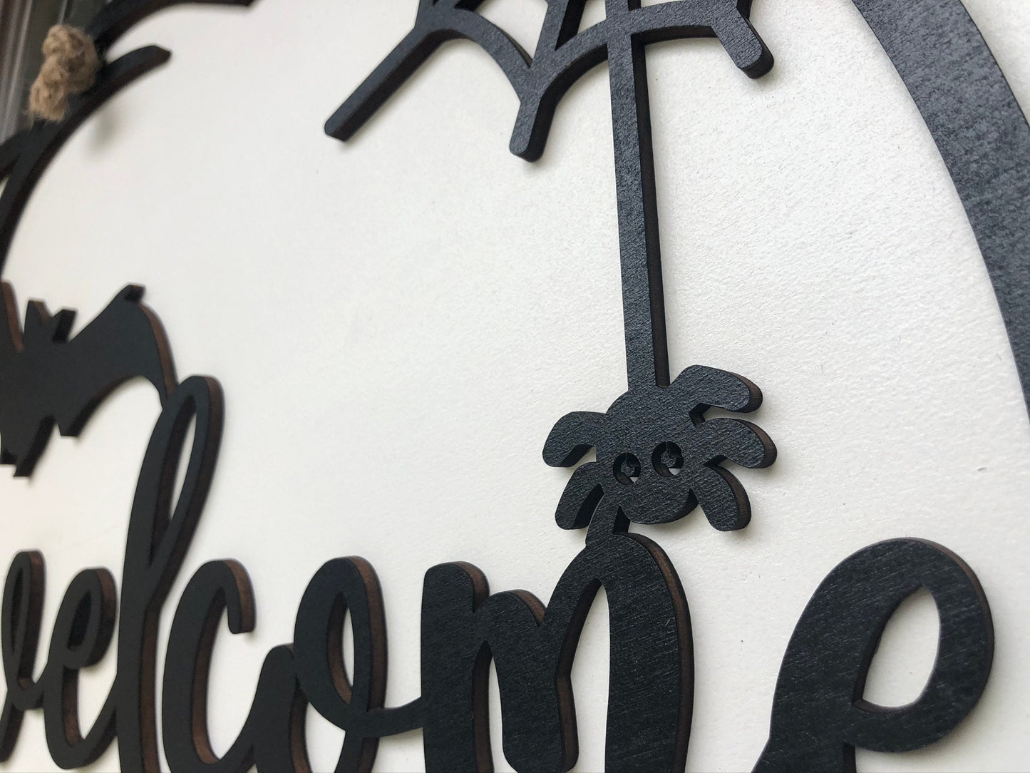 Spooky Pumpkin Door Sign