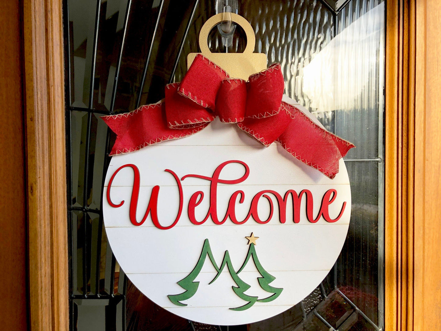 Ornament Shaped Door Sign