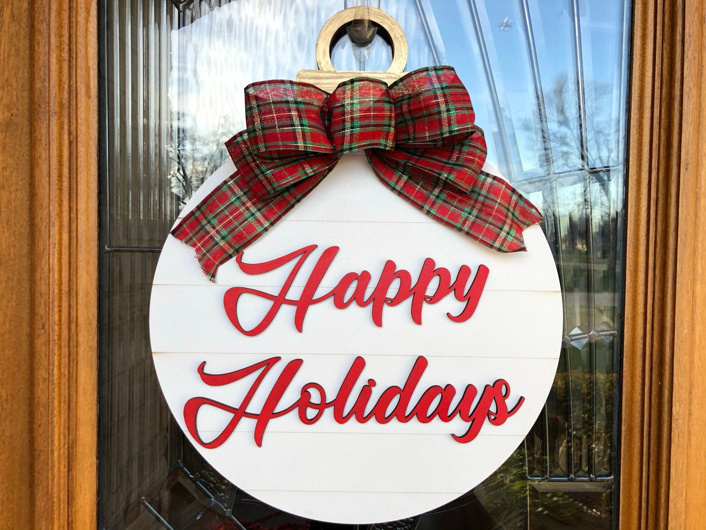 Ornament Shaped Door Sign