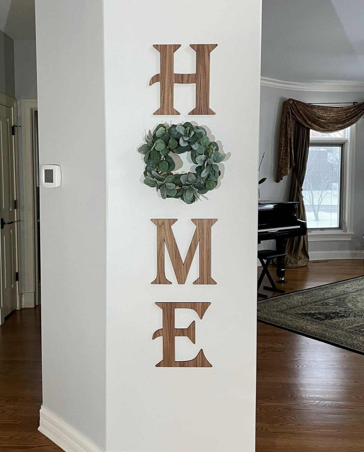HOME - Laser Cut Walnut Wood Letters