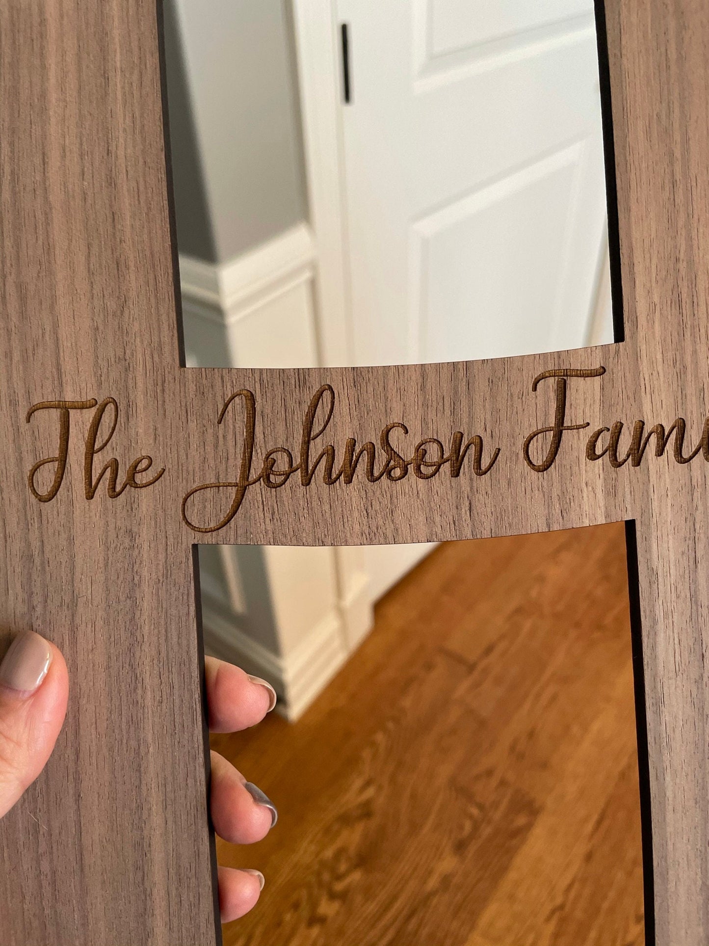 HOME - Laser Cut Walnut Wood Letters