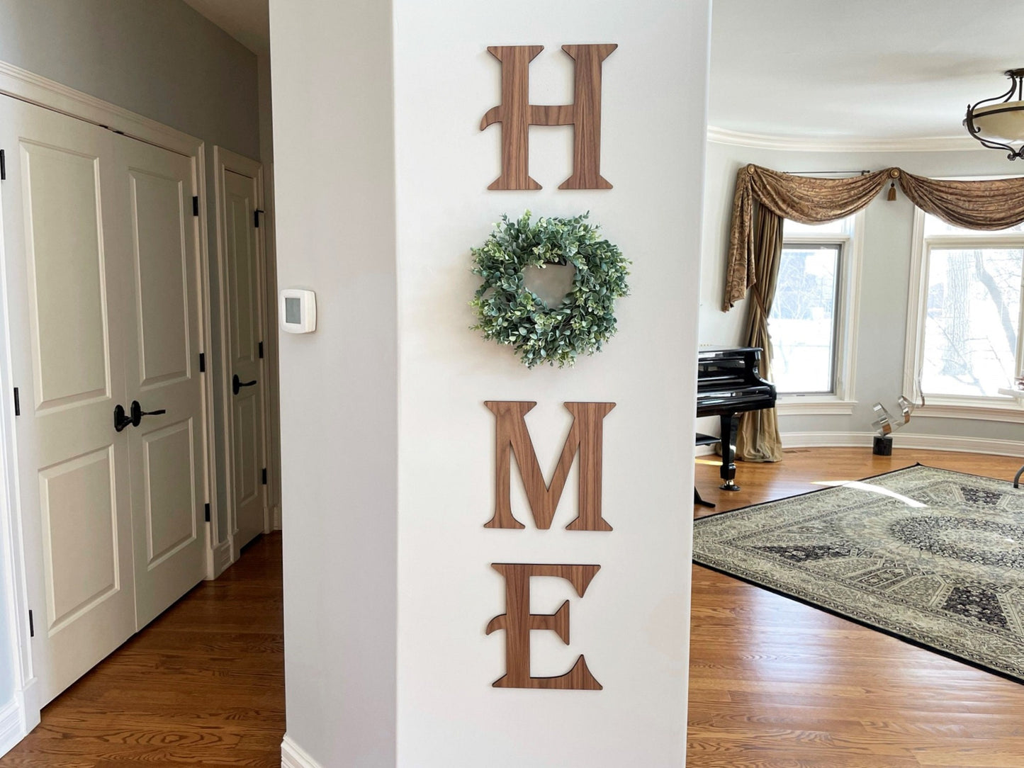 HOME - Laser Cut Walnut Wood Letters