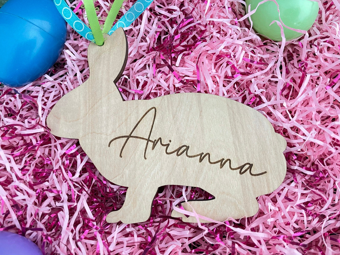 Custom Engraved Bunny Tag