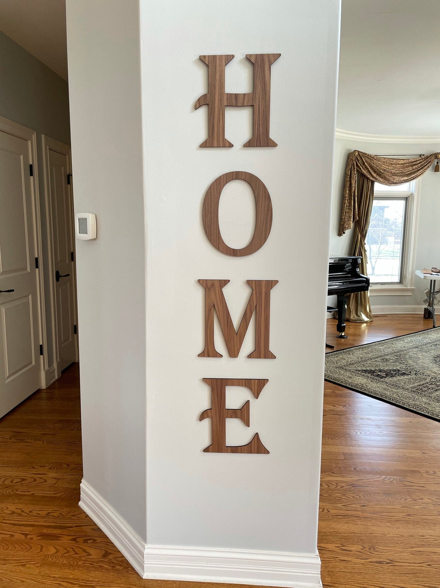 HOME - Laser Cut Walnut Wood Letters