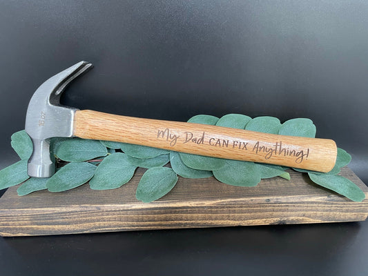 Custom Laser Engraved Hammer