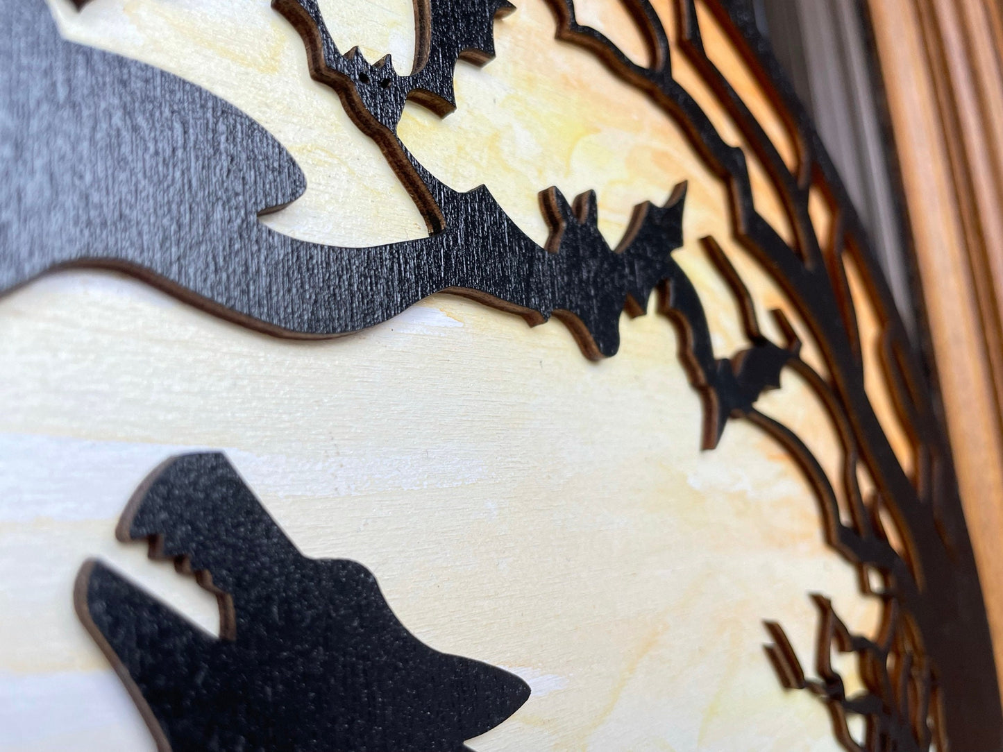 Werewolf Layered Door Sign