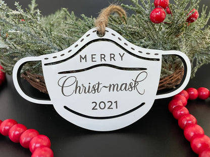 Merry Christ-Mask 2021 Ornament