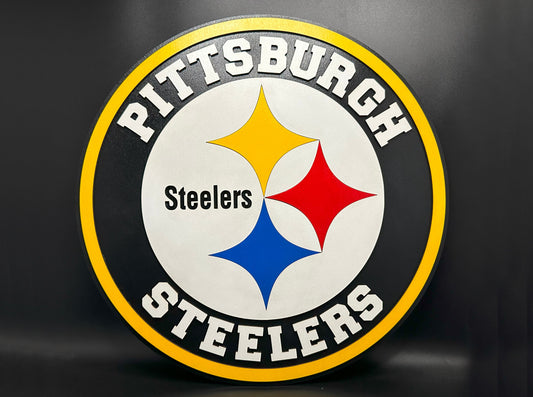 Steelers 3D Wood Sign
