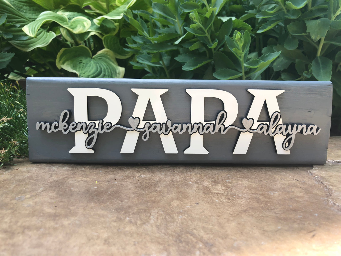 DAD Shelf Sign, Personalized with Child(ren) Names