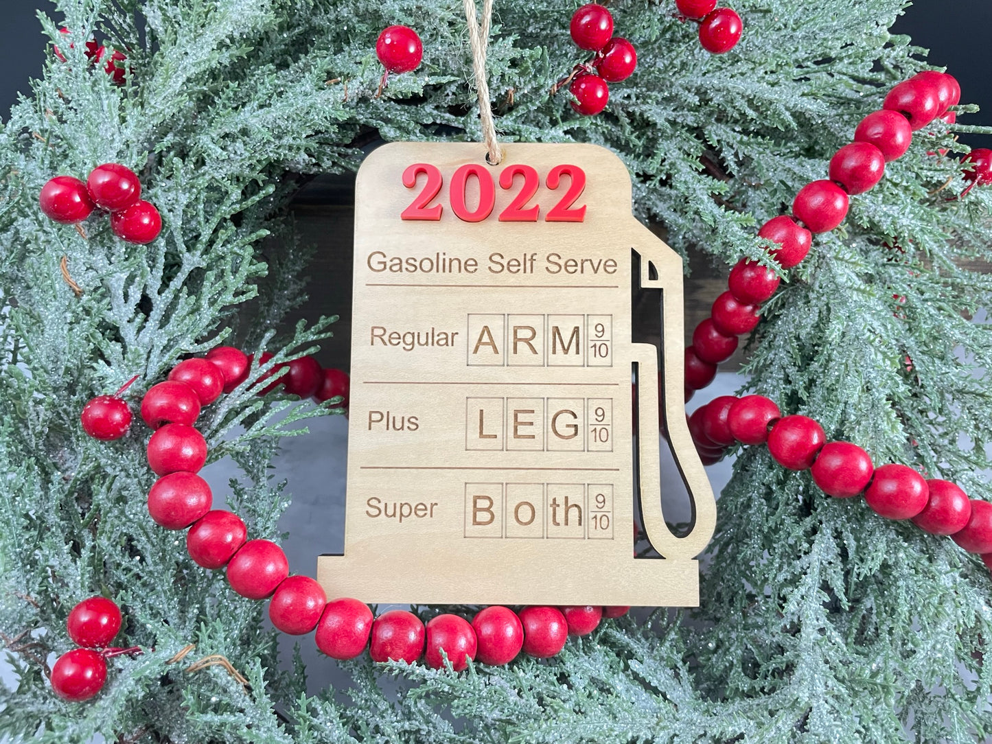 2022 Gas Prices Christmas Ornament