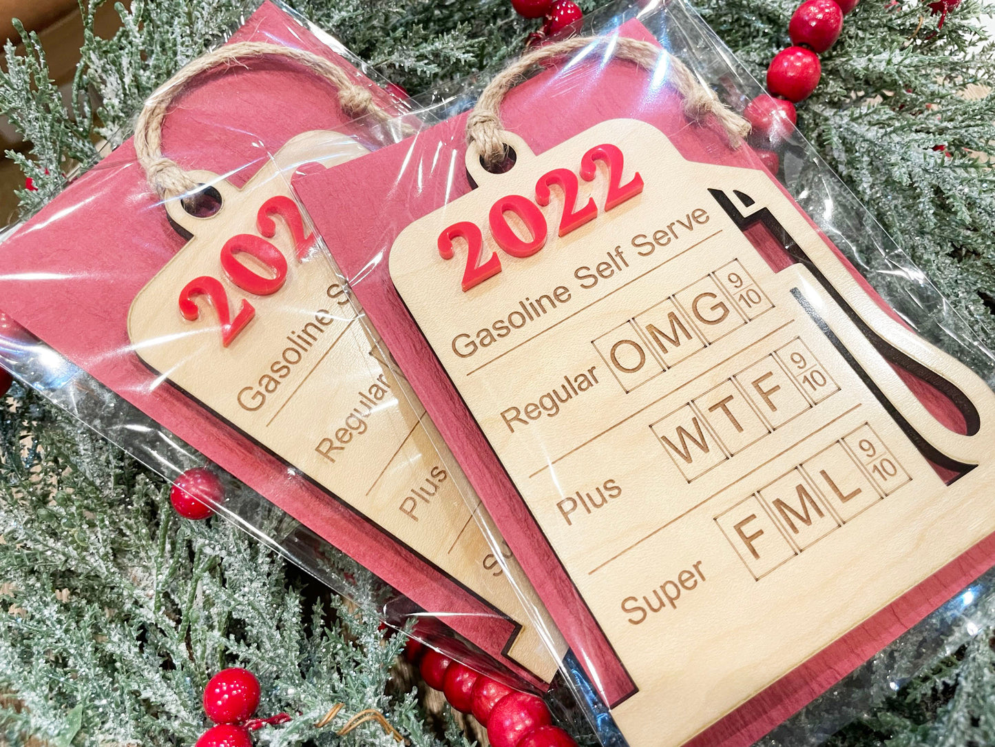 2022 Gas Prices Christmas Ornament