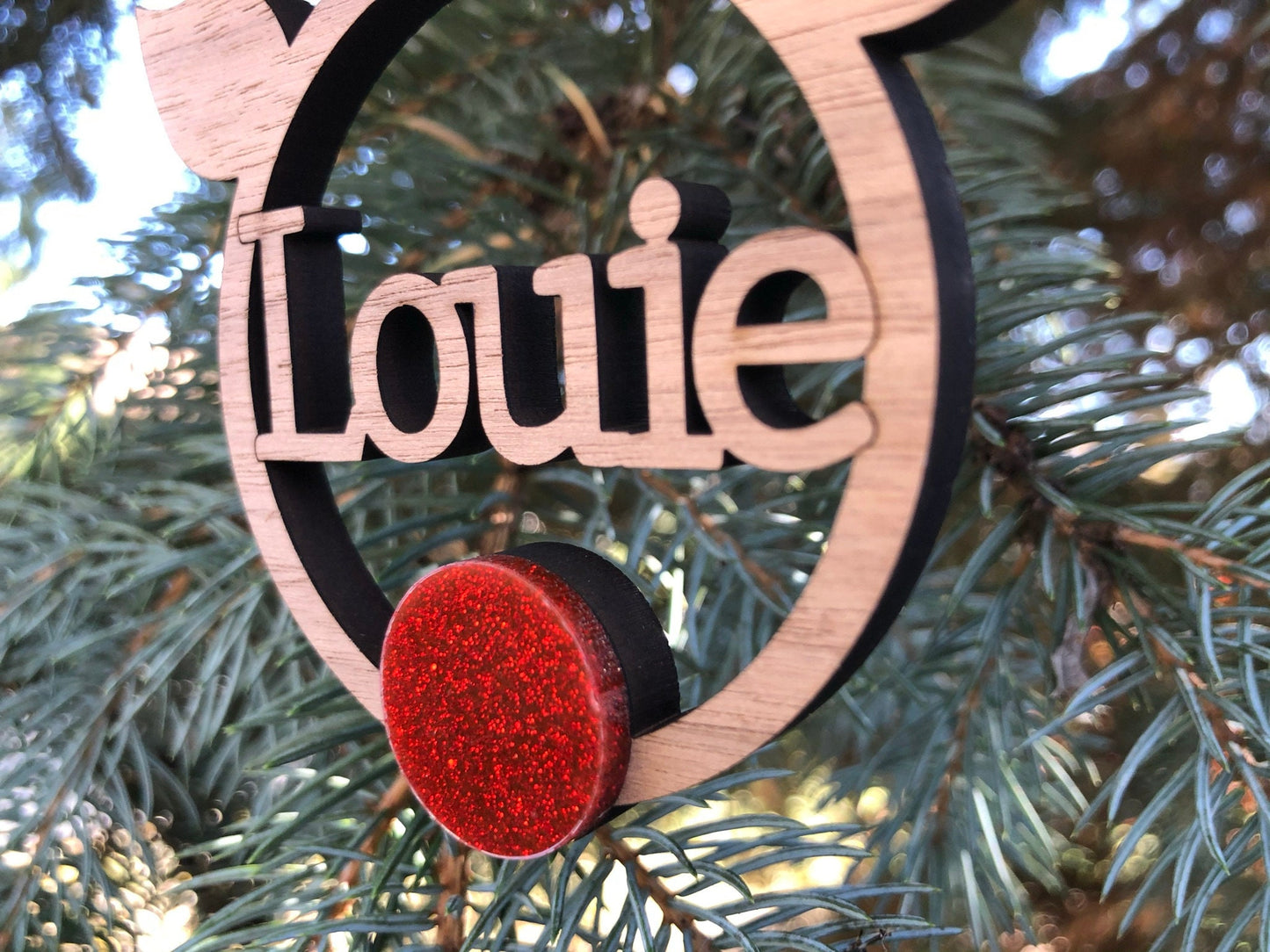 Reindeer Ornament, Personalized with Name