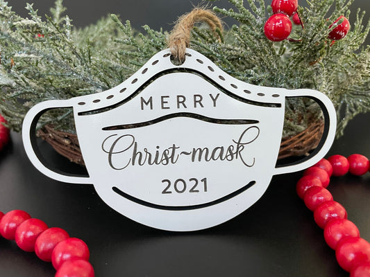 Merry Christ-Mask 2021 Ornament